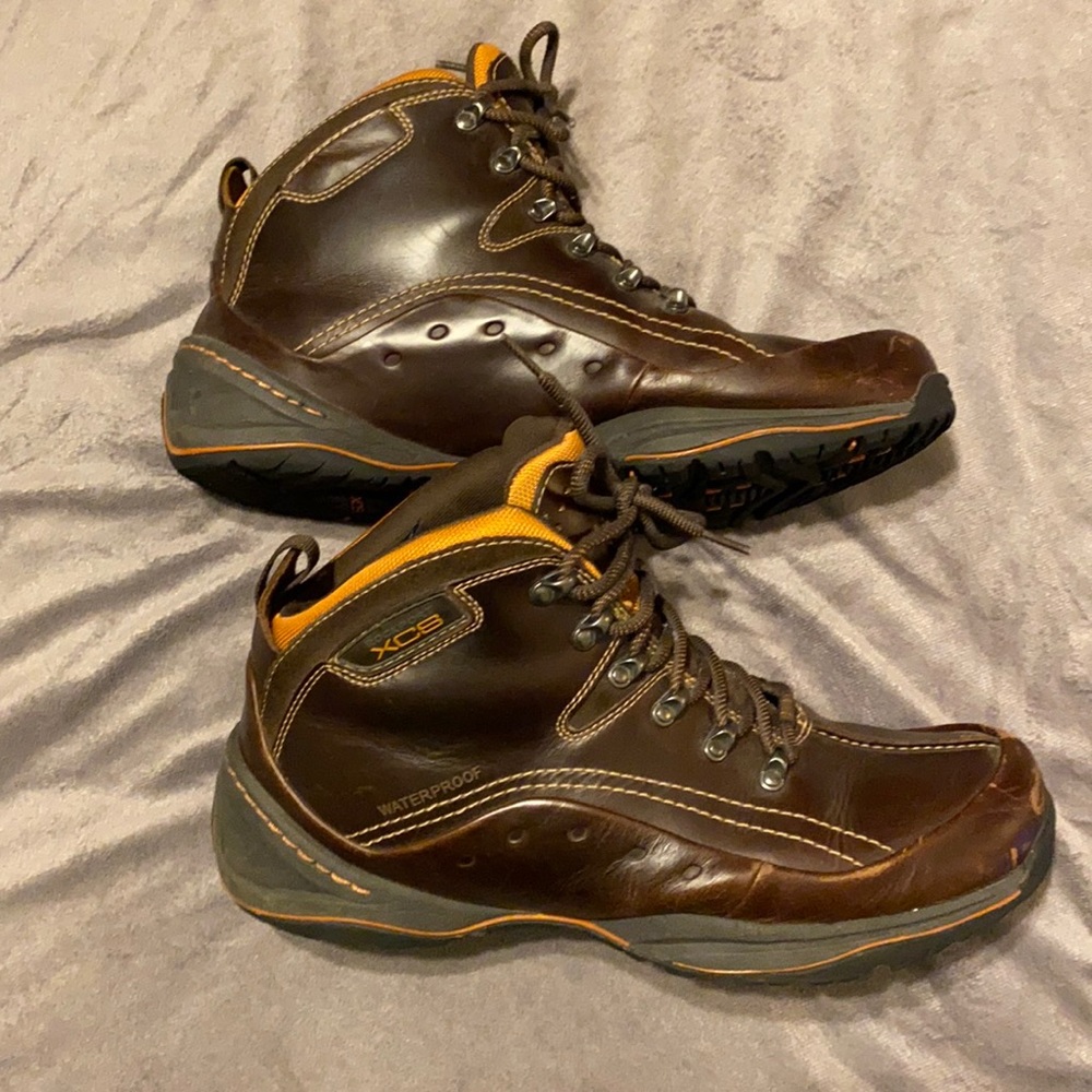 Men’s Rockport XCS bbrown boots 12